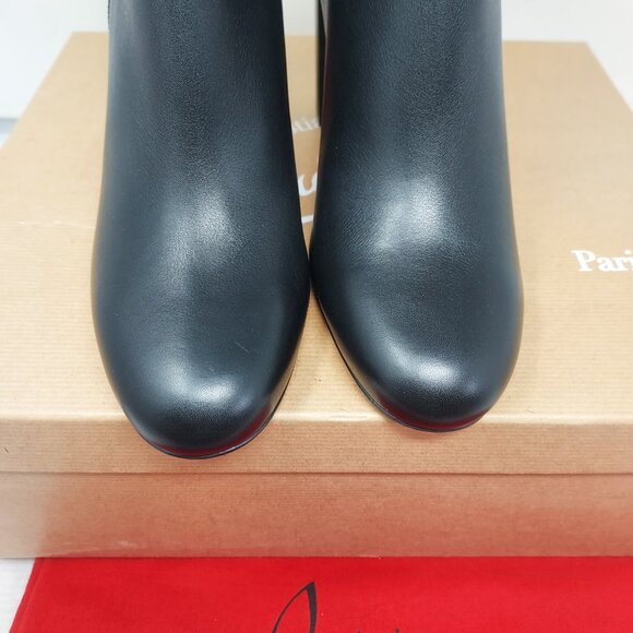 Christian Louboutin Black Ziptotal Black Ankle Boot - Picture 7 of 13
